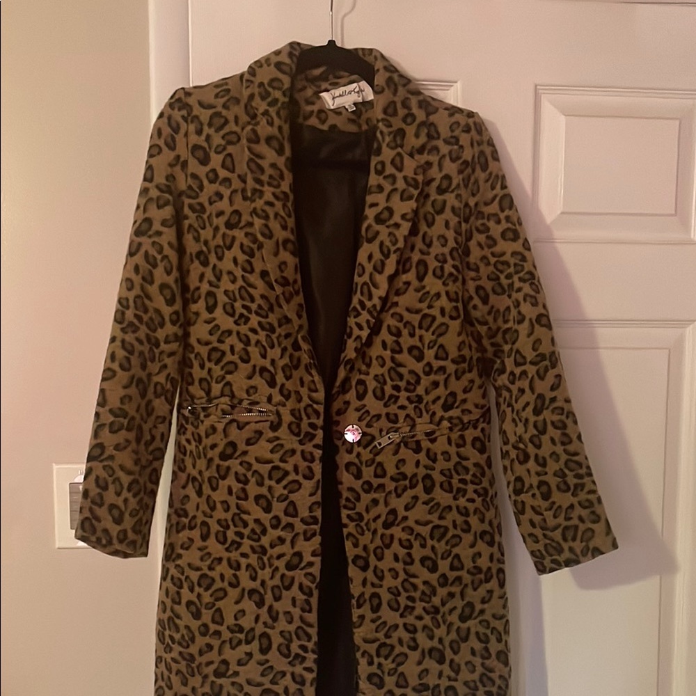 Leopard Print Women's Coat